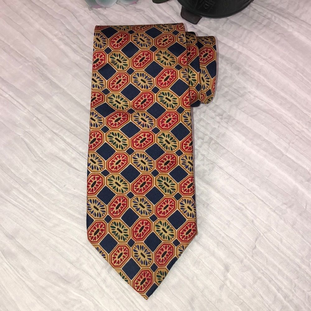 Stafford Silk Stunning Red Gold Navy Green Black Royal Blue Light Brown Tie